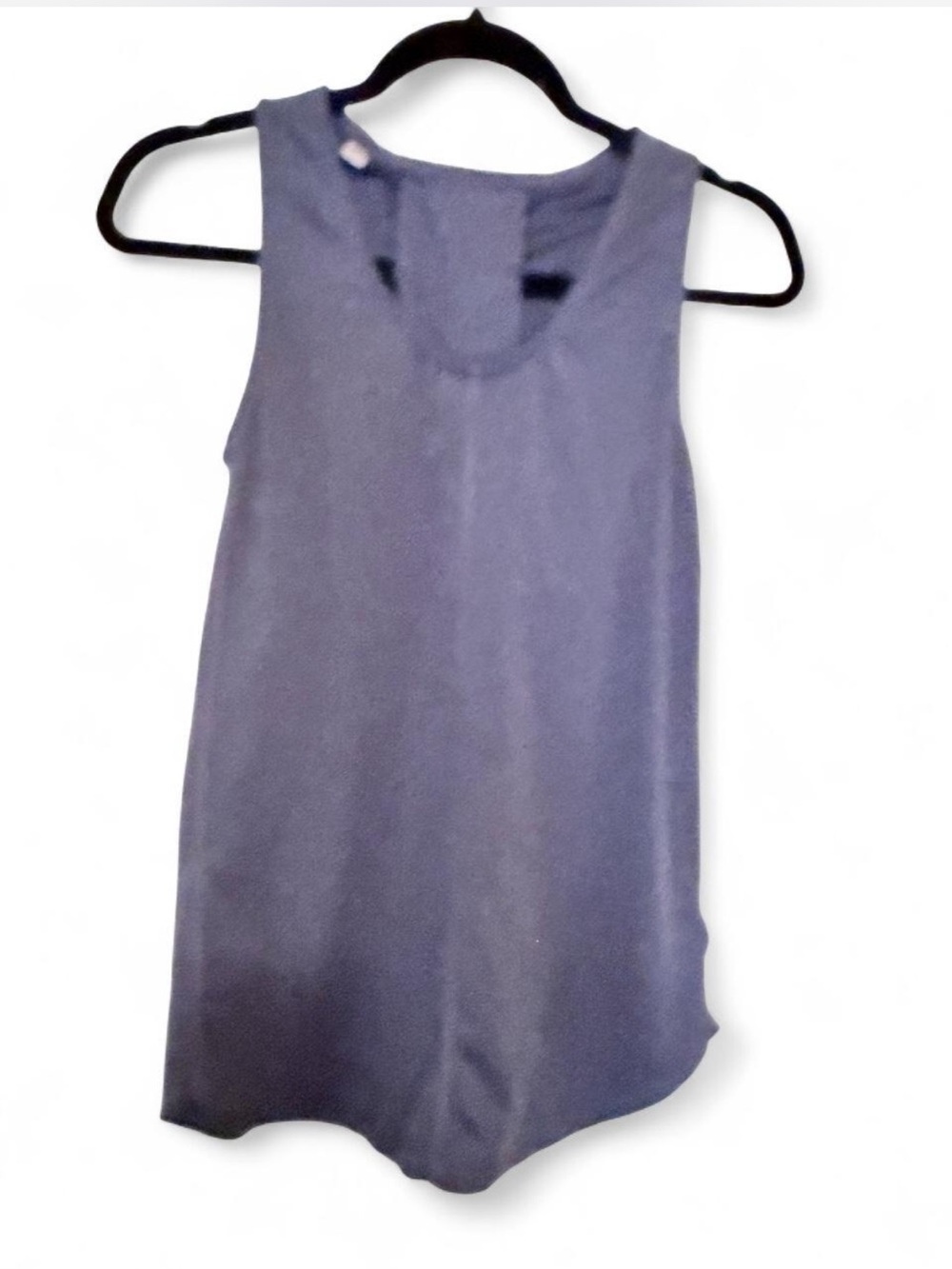 Women's Navy Sleeveless Tank Athletic Top